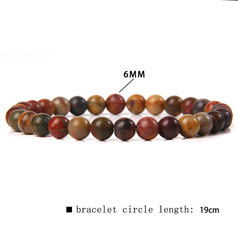 Mala Beads Bracelet - 6mm Healing Prayer Beads for Meditation & Spiritual Connection