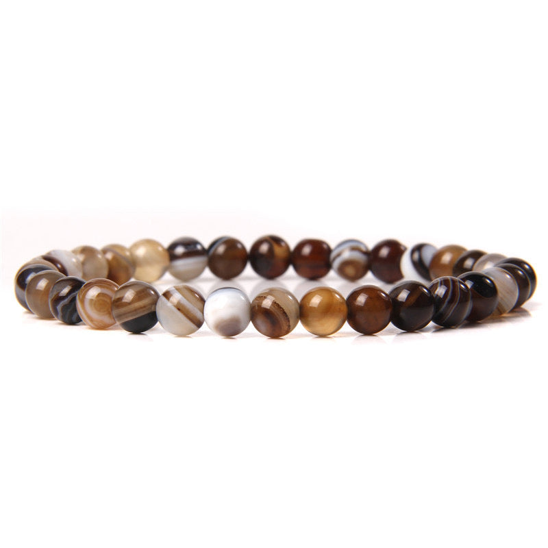 Mala Beads Bracelet - 6mm Healing Prayer Beads for Meditation & Spiritual Connection